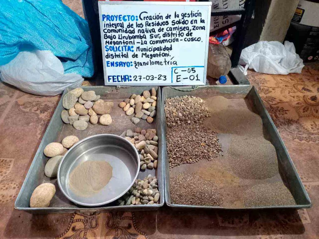 Laboratorio de mecánica de suelos- granulometría